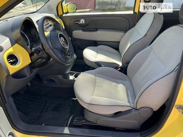 Желтый Фиат 500, объемом двигателя 1.24 л и пробегом 195 тыс. км за 5750 $, фото 23 на Automoto.ua