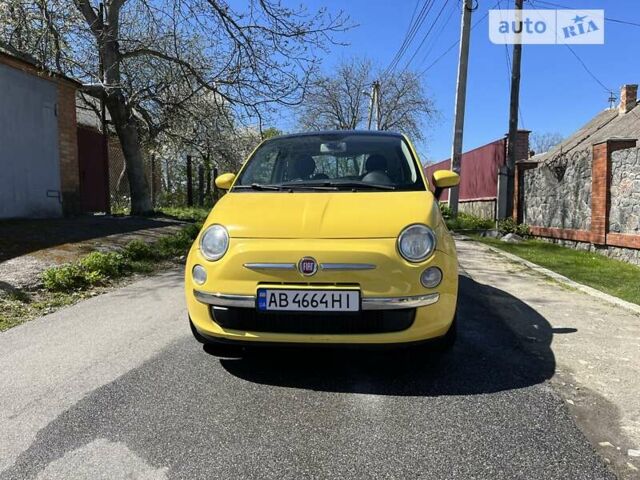 Желтый Фиат 500, объемом двигателя 1.24 л и пробегом 195 тыс. км за 5750 $, фото 4 на Automoto.ua