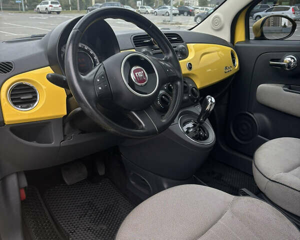 Желтый Фиат 500, объемом двигателя 1.37 л и пробегом 103 тыс. км за 5400 $, фото 9 на Automoto.ua