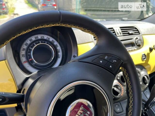 Желтый Фиат 500, объемом двигателя 1.24 л и пробегом 195 тыс. км за 5750 $, фото 21 на Automoto.ua