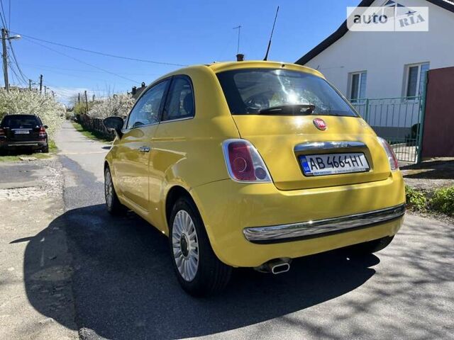 Желтый Фиат 500, объемом двигателя 1.24 л и пробегом 195 тыс. км за 5750 $, фото 9 на Automoto.ua