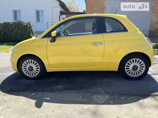 Желтый Фиат 500, объемом двигателя 1.24 л и пробегом 195 тыс. км за 5750 $, фото 19 на Automoto.ua