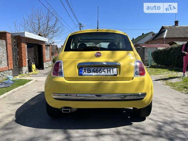 Желтый Фиат 500, объемом двигателя 1.24 л и пробегом 195 тыс. км за 5750 $, фото 8 на Automoto.ua