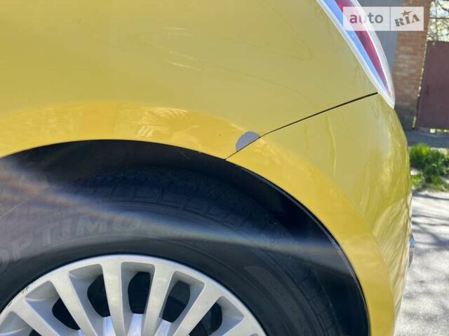 Желтый Фиат 500, объемом двигателя 1.24 л и пробегом 195 тыс. км за 5750 $, фото 15 на Automoto.ua