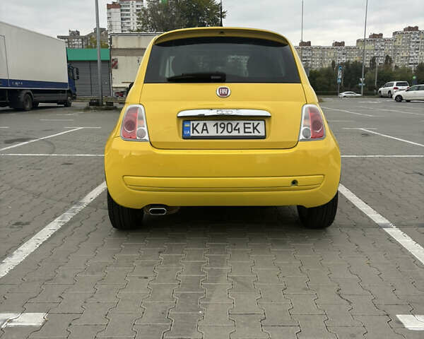 Желтый Фиат 500, объемом двигателя 1.37 л и пробегом 103 тыс. км за 5400 $, фото 5 на Automoto.ua