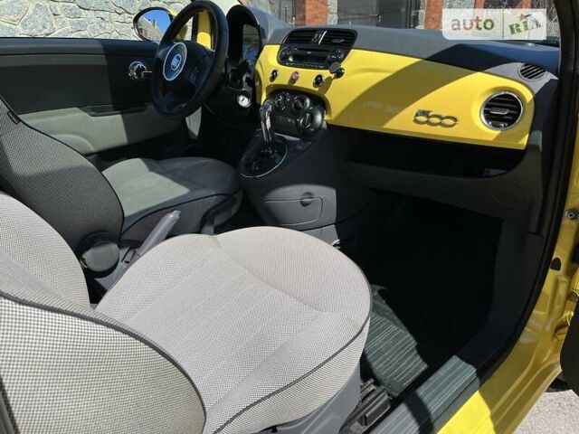 Желтый Фиат 500, объемом двигателя 1.24 л и пробегом 195 тыс. км за 5750 $, фото 13 на Automoto.ua