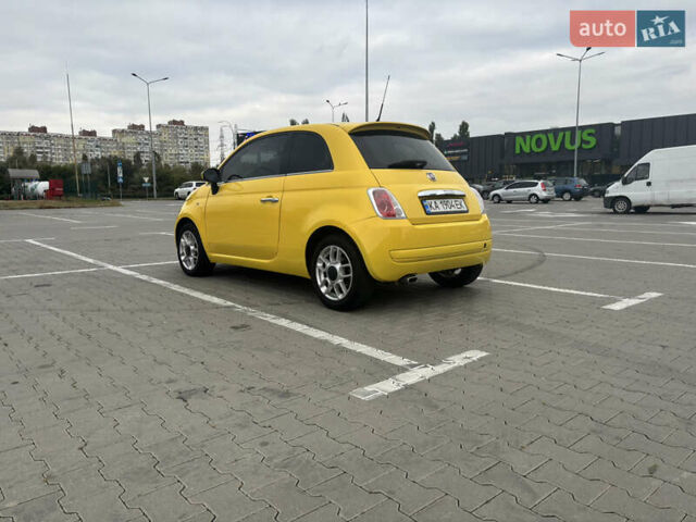 Желтый Фиат 500, объемом двигателя 1.37 л и пробегом 103 тыс. км за 5400 $, фото 4 на Automoto.ua