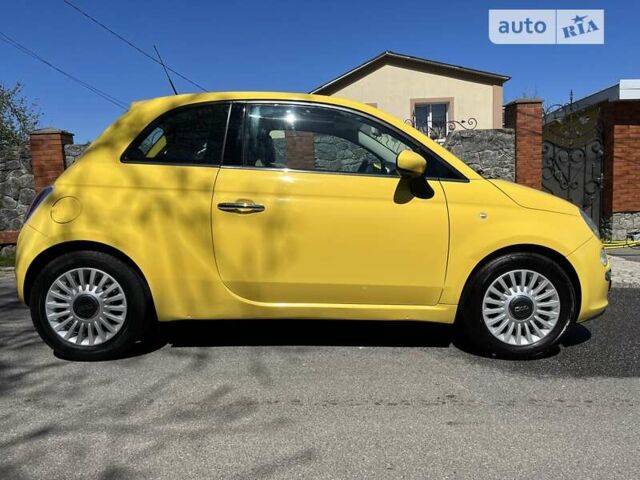 Желтый Фиат 500, объемом двигателя 1.24 л и пробегом 195 тыс. км за 5750 $, фото 6 на Automoto.ua