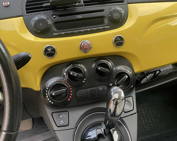 Желтый Фиат 500, объемом двигателя 1.24 л и пробегом 117 тыс. км за 6000 $, фото 10 на Automoto.ua