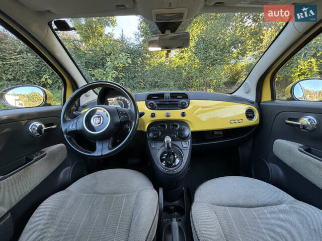 Желтый Фиат 500, объемом двигателя 1.24 л и пробегом 130 тыс. км за 6000 $, фото 6 на Automoto.ua