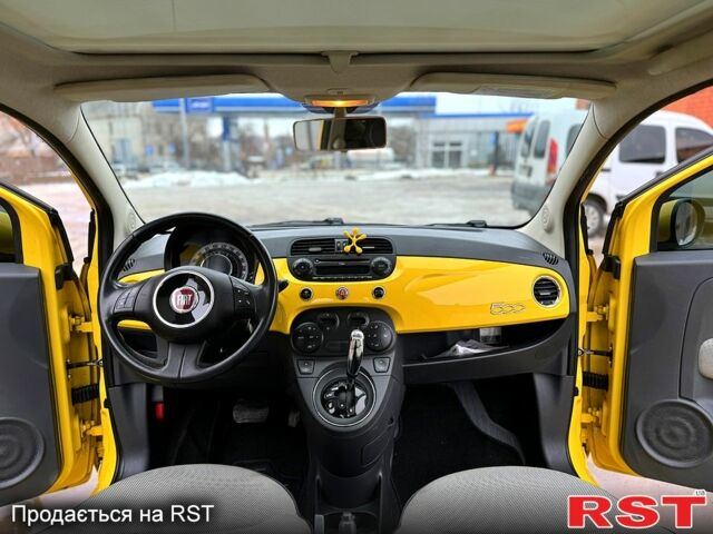 Жовтий Фіат 500, об'ємом двигуна 1.2 л та пробігом 190 тис. км за 5900 $, фото 5 на Automoto.ua