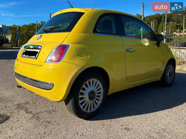 Желтый Фиат 500, объемом двигателя 1.24 л и пробегом 130 тыс. км за 6000 $, фото 10 на Automoto.ua