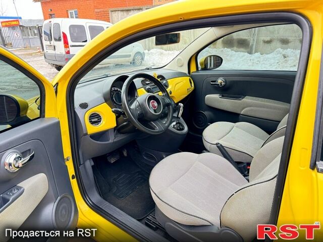 Желтый Фиат 500, объемом двигателя 1.2 л и пробегом 190 тыс. км за 5900 $, фото 7 на Automoto.ua