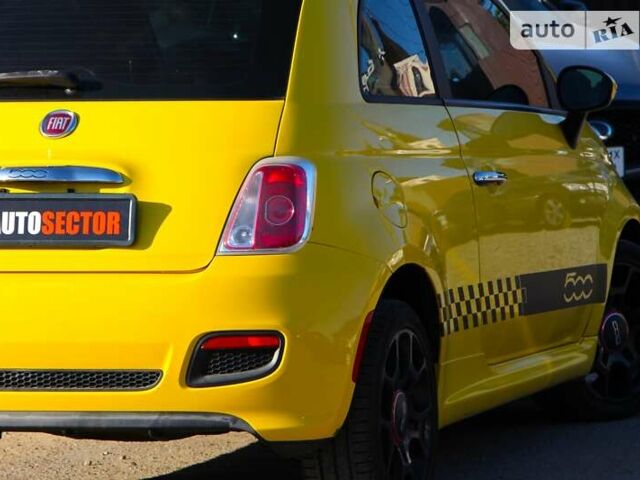 Жовтий Фіат 500, об'ємом двигуна 1.4 л та пробігом 211 тис. км за 6350 $, фото 8 на Automoto.ua