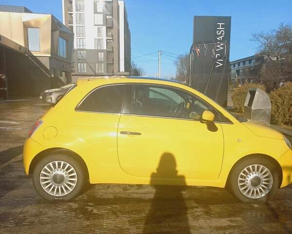 Жовтий Фіат 500, об'ємом двигуна 1.24 л та пробігом 84 тис. км за 7000 $, фото 3 на Automoto.ua