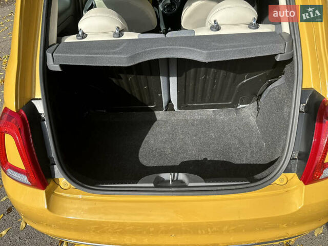 Желтый Фиат 500, объемом двигателя 1.24 л и пробегом 80 тыс. км за 10999 $, фото 28 на Automoto.ua