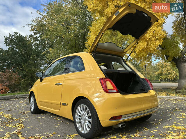 Желтый Фиат 500, объемом двигателя 1.24 л и пробегом 80 тыс. км за 10999 $, фото 17 на Automoto.ua