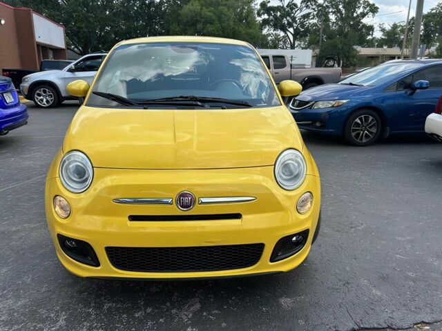 Желтый Фиат 500, объемом двигателя 1.4 л и пробегом 78 тыс. км за 6200 $, фото 1 на Automoto.ua