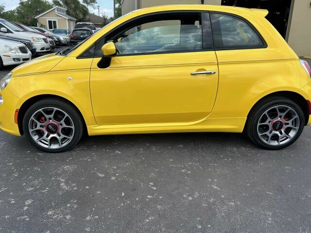 Желтый Фиат 500, объемом двигателя 1.4 л и пробегом 78 тыс. км за 6200 $, фото 7 на Automoto.ua