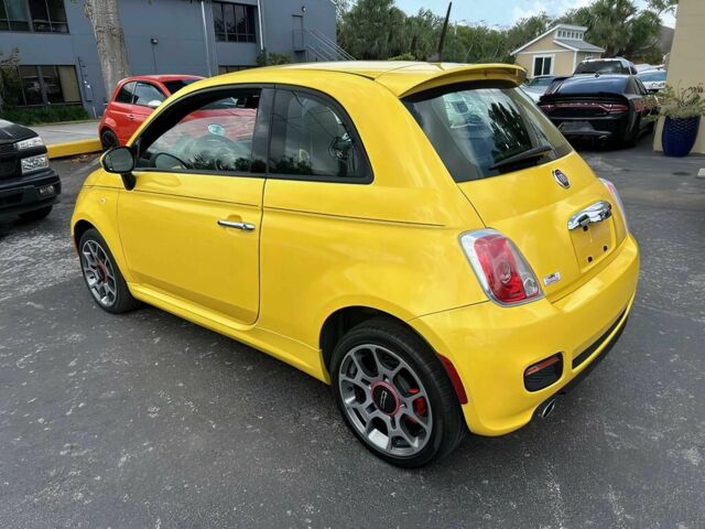 Желтый Фиат 500, объемом двигателя 1.4 л и пробегом 78 тыс. км за 6200 $, фото 6 на Automoto.ua