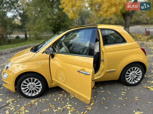 Желтый Фиат 500, объемом двигателя 1.24 л и пробегом 80 тыс. км за 10999 $, фото 29 на Automoto.ua