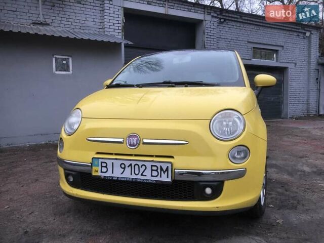 Жовтий Фіат 500, об'ємом двигуна 1.37 л та пробігом 79 тис. км за 8500 $, фото 2 на Automoto.ua