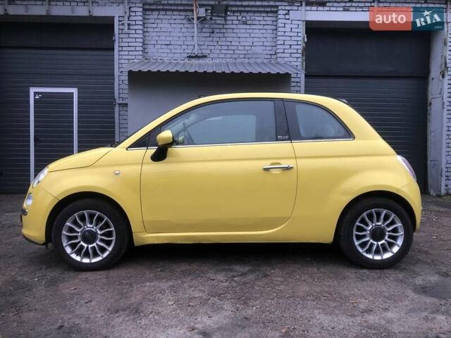 Жовтий Фіат 500, об'ємом двигуна 1.37 л та пробігом 79 тис. км за 8500 $, фото 3 на Automoto.ua