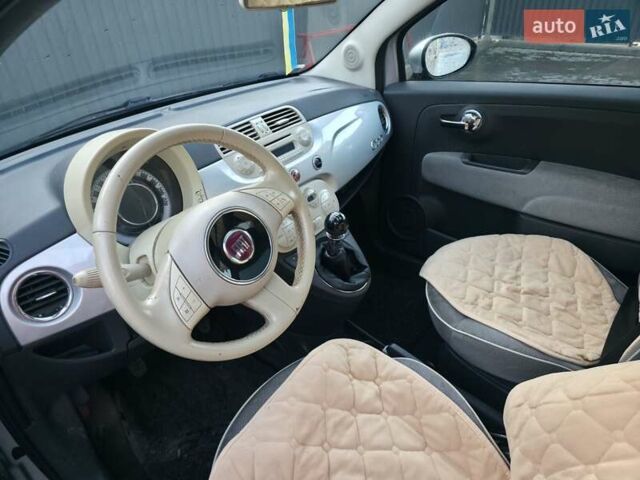 Серый Фиат 500, объемом двигателя 1.24 л и пробегом 190 тыс. км за 3999 $, фото 5 на Automoto.ua