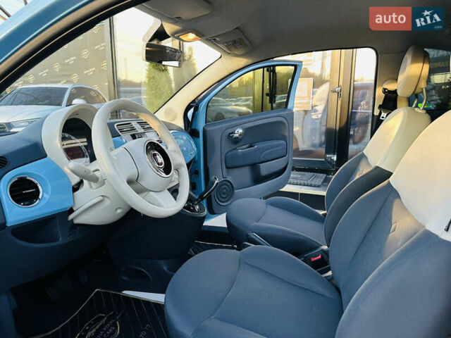Синий Фиат 500, объемом двигателя 1.24 л и пробегом 77 тыс. км за 8100 $, фото 12 на Automoto.ua