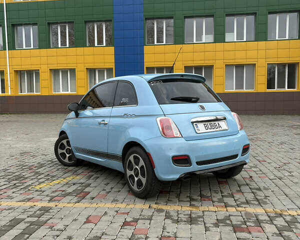 Синий Фиат 500, объемом двигателя 1.3 л и пробегом 283 тыс. км за 6999 $, фото 4 на Automoto.ua