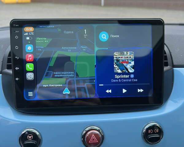 Синий Фиат 500, объемом двигателя 1.3 л и пробегом 283 тыс. км за 6999 $, фото 10 на Automoto.ua