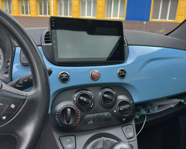 Синий Фиат 500, объемом двигателя 1.3 л и пробегом 283 тыс. км за 6999 $, фото 9 на Automoto.ua
