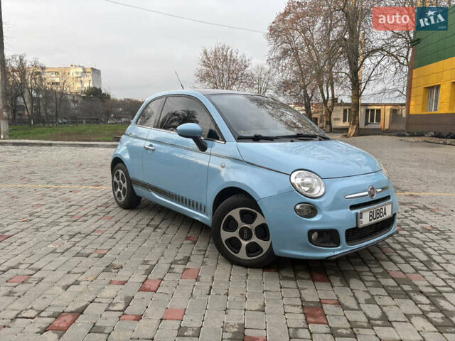 Синий Фиат 500, объемом двигателя 1.3 л и пробегом 283 тыс. км за 6999 $, фото 1 на Automoto.ua