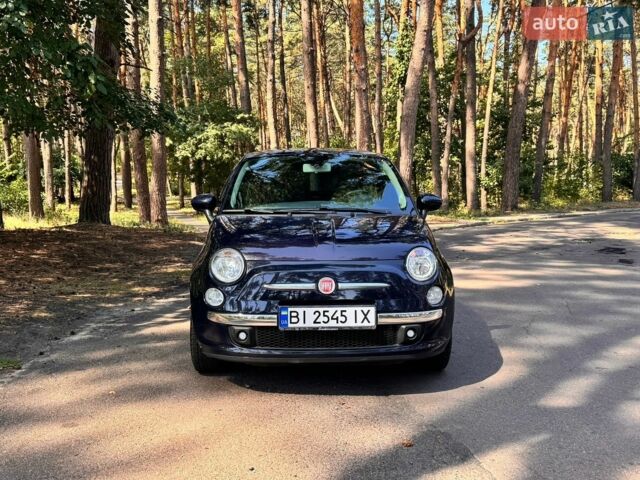 Синий Фиат 500, объемом двигателя 1.24 л и пробегом 165 тыс. км за 5950 $, фото 7 на Automoto.ua