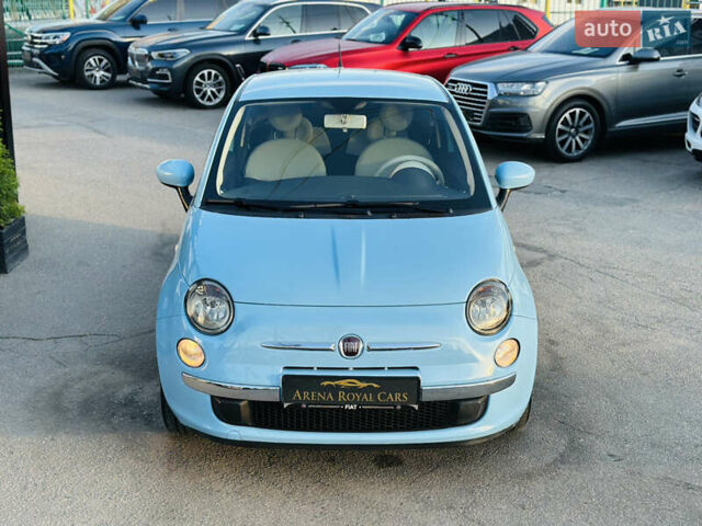 Синий Фиат 500, объемом двигателя 1.24 л и пробегом 77 тыс. км за 8100 $, фото 7 на Automoto.ua