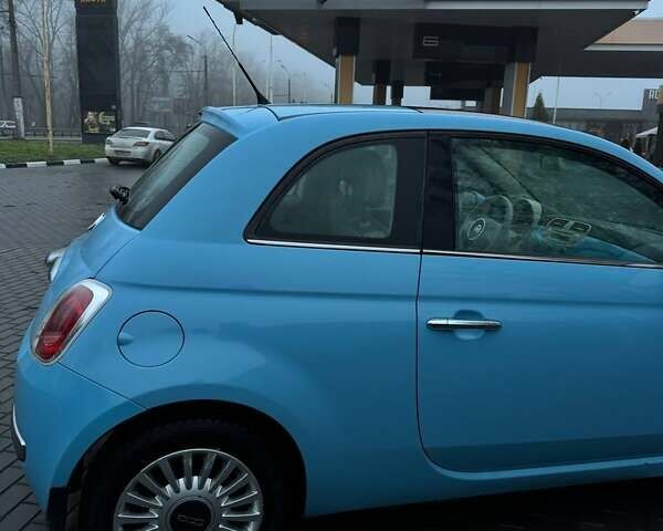 Синий Фиат 500, объемом двигателя 1.24 л и пробегом 188 тыс. км за 6300 $, фото 5 на Automoto.ua