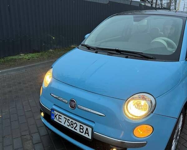 Синий Фиат 500, объемом двигателя 1.24 л и пробегом 188 тыс. км за 6300 $, фото 2 на Automoto.ua