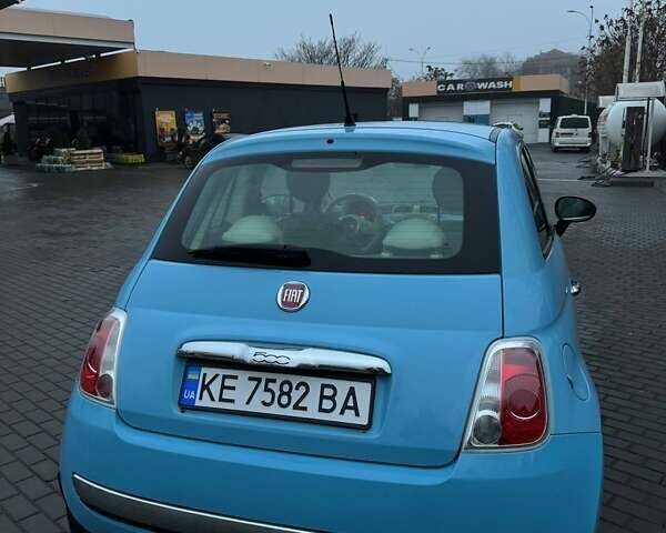Синий Фиат 500, объемом двигателя 1.24 л и пробегом 188 тыс. км за 6300 $, фото 6 на Automoto.ua