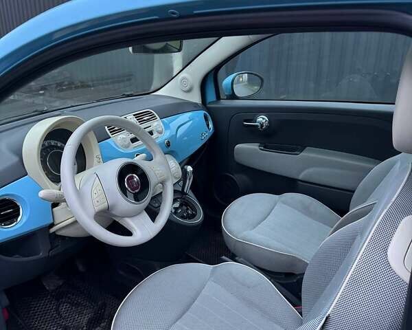 Синий Фиат 500, объемом двигателя 1.24 л и пробегом 188 тыс. км за 6300 $, фото 10 на Automoto.ua