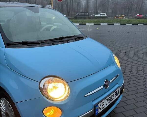 Синий Фиат 500, объемом двигателя 1.24 л и пробегом 188 тыс. км за 6300 $, фото 3 на Automoto.ua