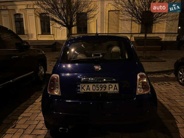 Синий Фиат 500, объемом двигателя 1.37 л и пробегом 125 тыс. км за 7500 $, фото 4 на Automoto.ua