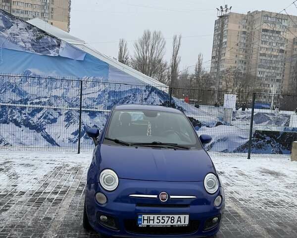 Синий Фиат 500, объемом двигателя 1.37 л и пробегом 169 тыс. км за 7500 $, фото 1 на Automoto.ua