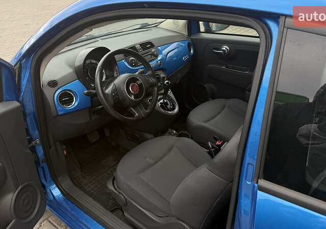 Синий Фиат 500, объемом двигателя 1.37 л и пробегом 124 тыс. км за 8500 $, фото 4 на Automoto.ua