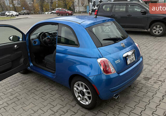 Синий Фиат 500, объемом двигателя 1.37 л и пробегом 125 тыс. км за 8500 $, фото 4 на Automoto.ua