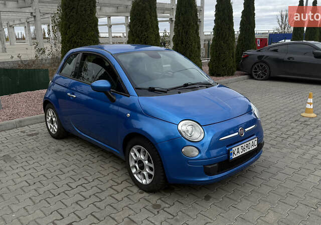 Синий Фиат 500, объемом двигателя 1.37 л и пробегом 124 тыс. км за 8500 $, фото 2 на Automoto.ua