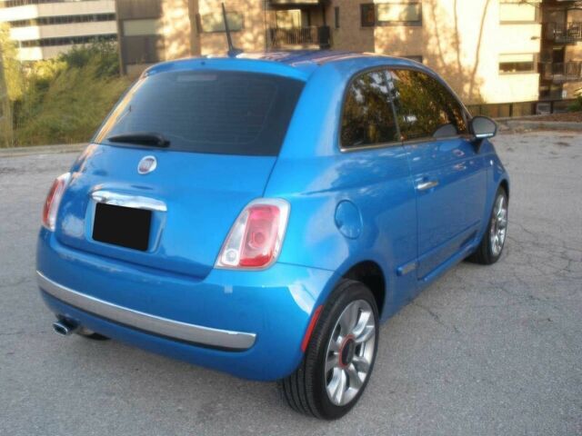 Синий Фиат 500, объемом двигателя 1.4 л и пробегом 79 тыс. км за 5500 $, фото 5 на Automoto.ua
