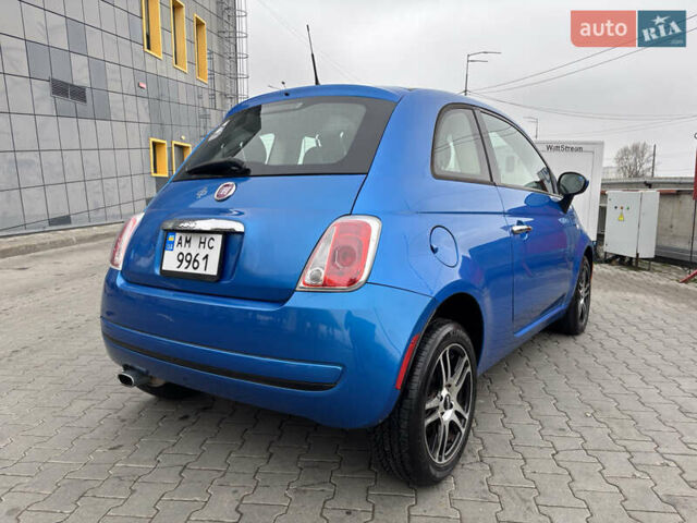 Синій Фіат 500, об'ємом двигуна 1.37 л та пробігом 212 тис. км за 6700 $, фото 4 на Automoto.ua