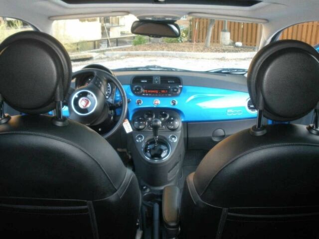 Синий Фиат 500, объемом двигателя 1.4 л и пробегом 79 тыс. км за 5500 $, фото 9 на Automoto.ua