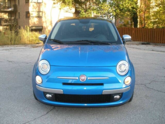 Синий Фиат 500, объемом двигателя 1.4 л и пробегом 79 тыс. км за 5500 $, фото 1 на Automoto.ua