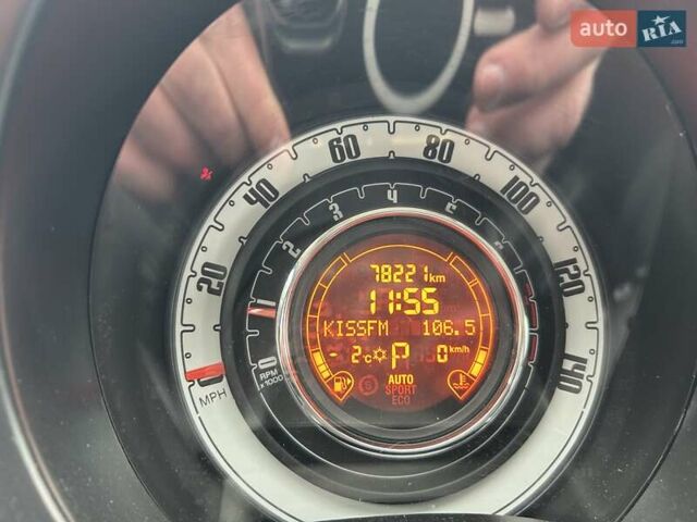 Синий Фиат 500, объемом двигателя 1.37 л и пробегом 78 тыс. км за 7200 $, фото 8 на Automoto.ua